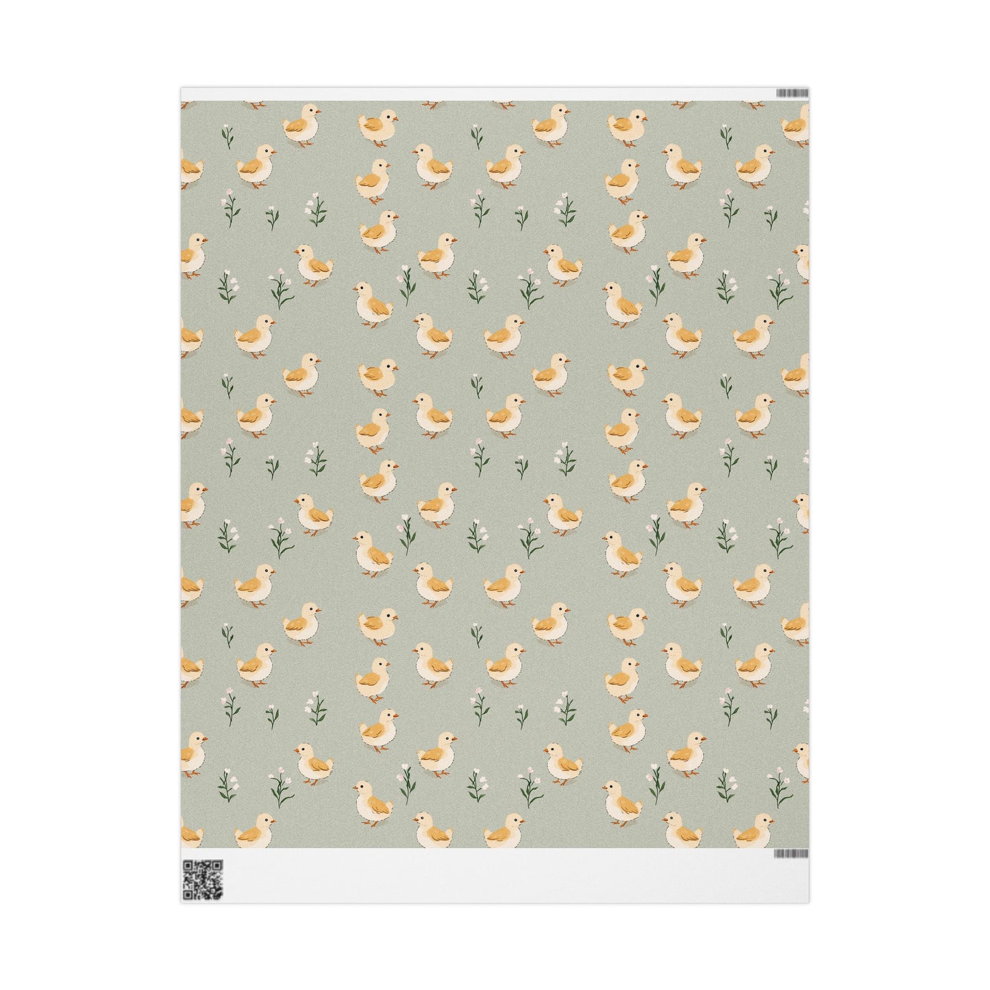 Charming Chick Neutral in Muted Green Gift Wrapping Paper