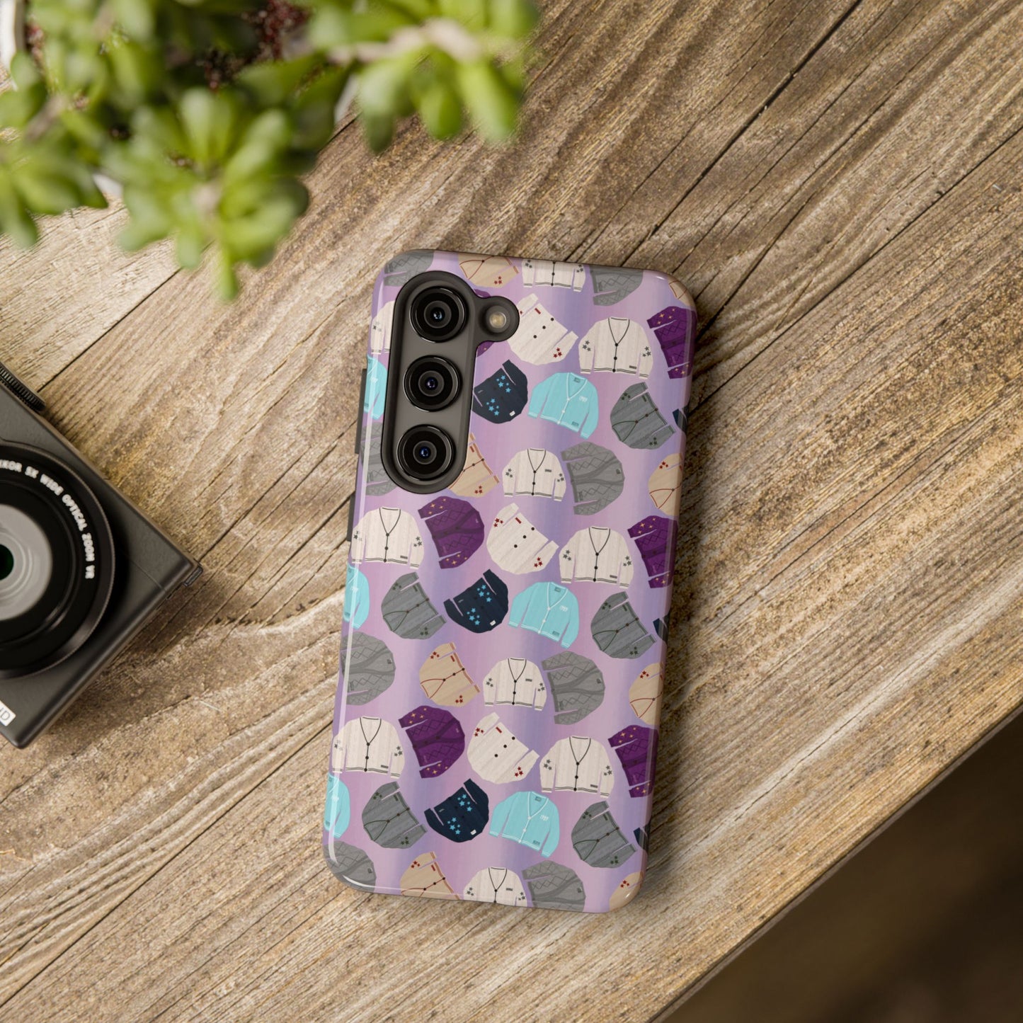 Starry Cardigan Sweater Tough Phone Case - iPhone & Samsung Galaxy