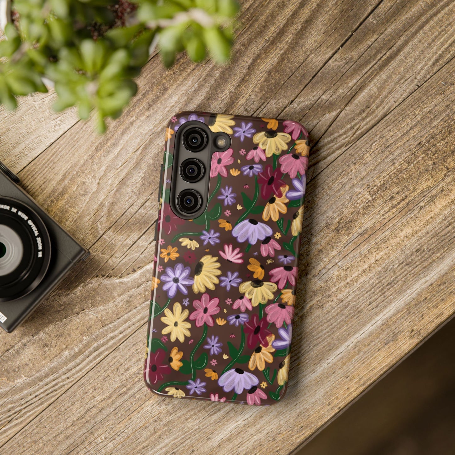 Cottage Core Colorful Folk Floral Surprise Song Inspired Tough Phone Case - iPhone & Samsung Galaxy