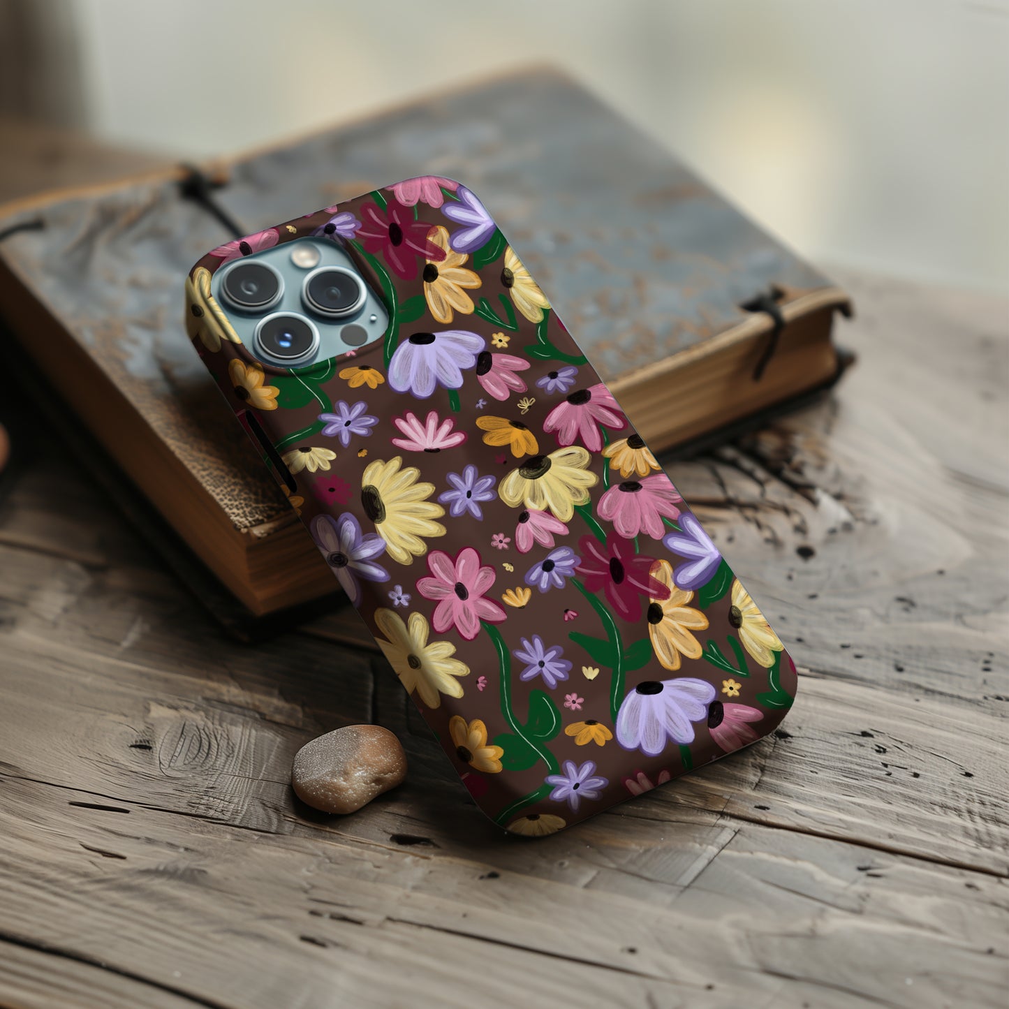 Cottage Core Colorful Folk Floral Surprise Song Inspired Tough Phone Case - iPhone & Samsung Galaxy