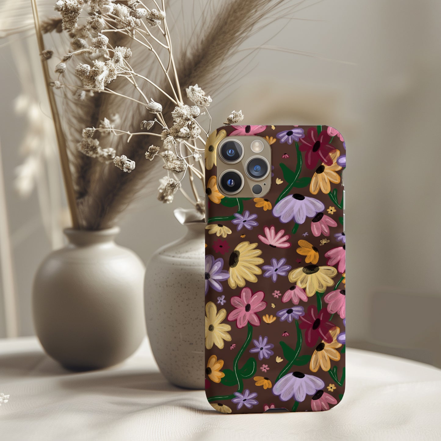 Cottage Core Colorful Folk Floral Surprise Song Inspired Tough Phone Case - iPhone & Samsung Galaxy