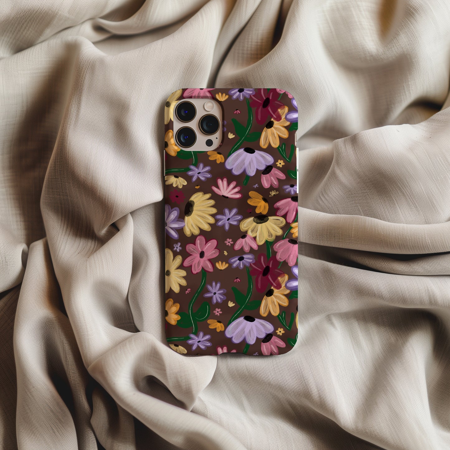Cottage Core Colorful Folk Floral Surprise Song Inspired Tough Phone Case - iPhone & Samsung Galaxy