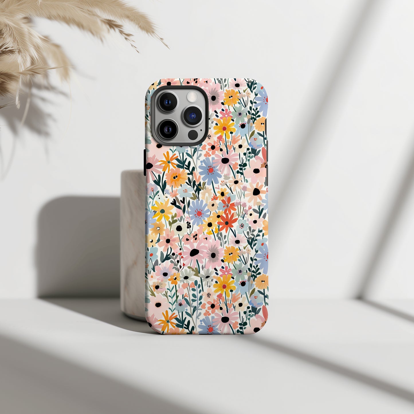 Wildflower Meadow Floral Tough Phone Case - iPhone & Galaxy