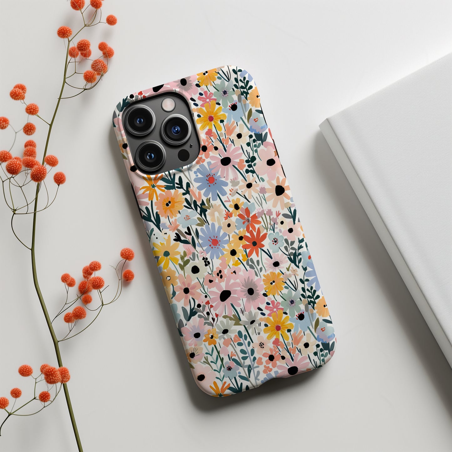 Wildflower Meadow Floral Tough Phone Case - iPhone & Galaxy