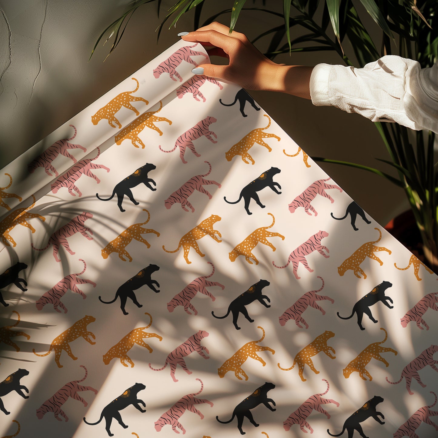 Abstract Tiger Gift Wrapping Paper