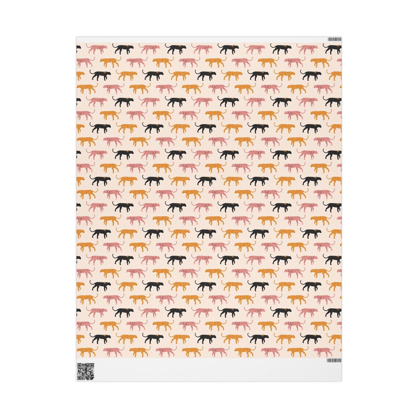 Abstract Tiger Gift Wrapping Paper