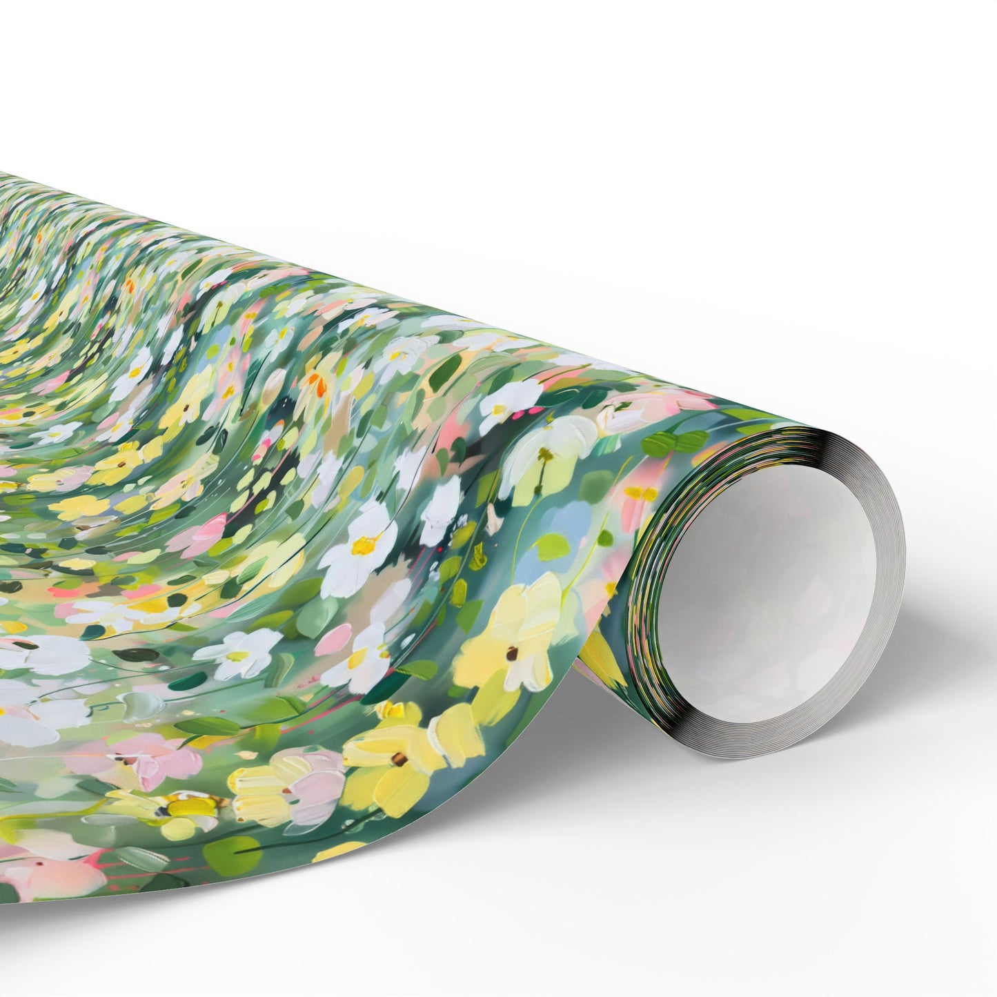 Spring Impressionist Floral Gift Wrapping Paper