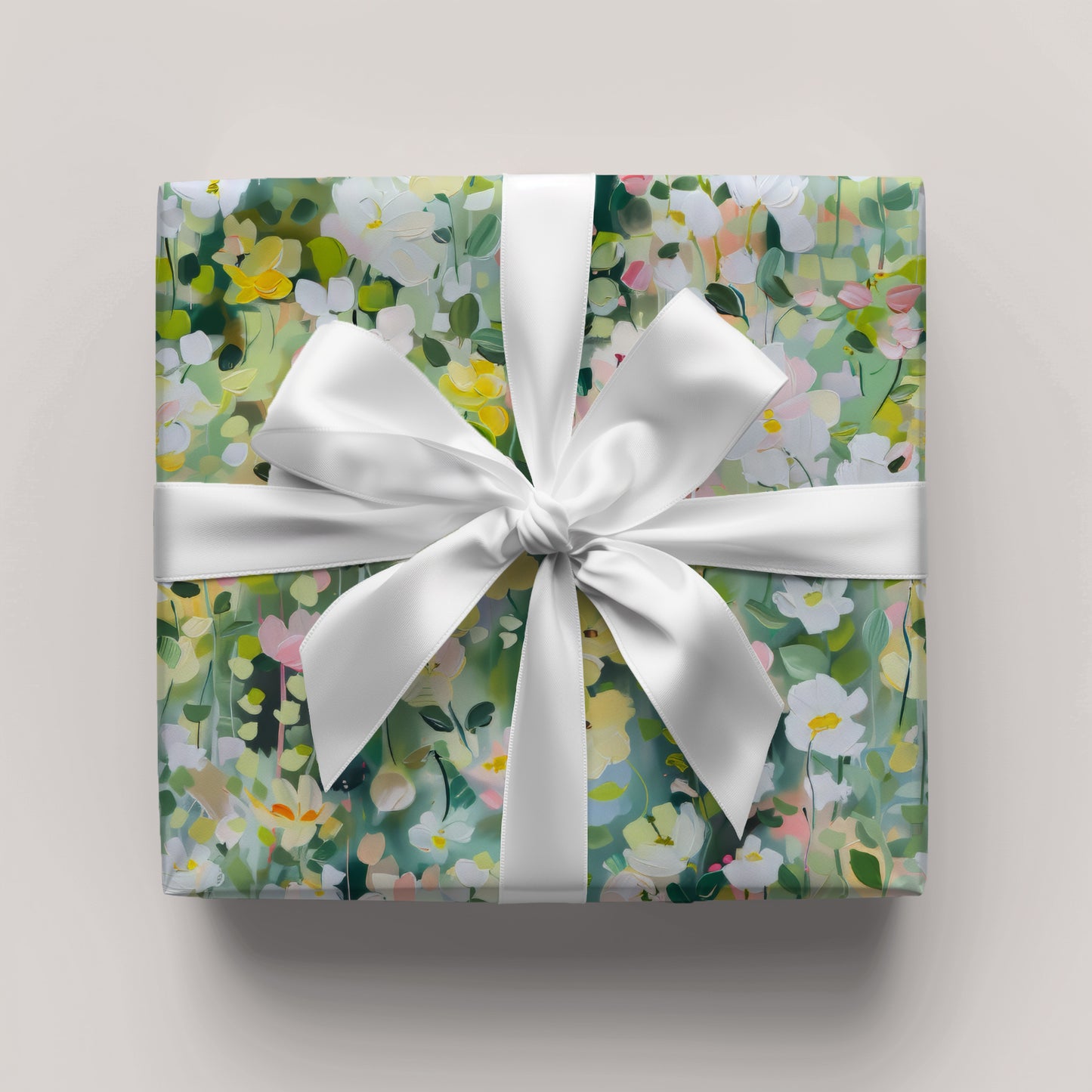 Spring Impressionist Floral Gift Wrapping Paper