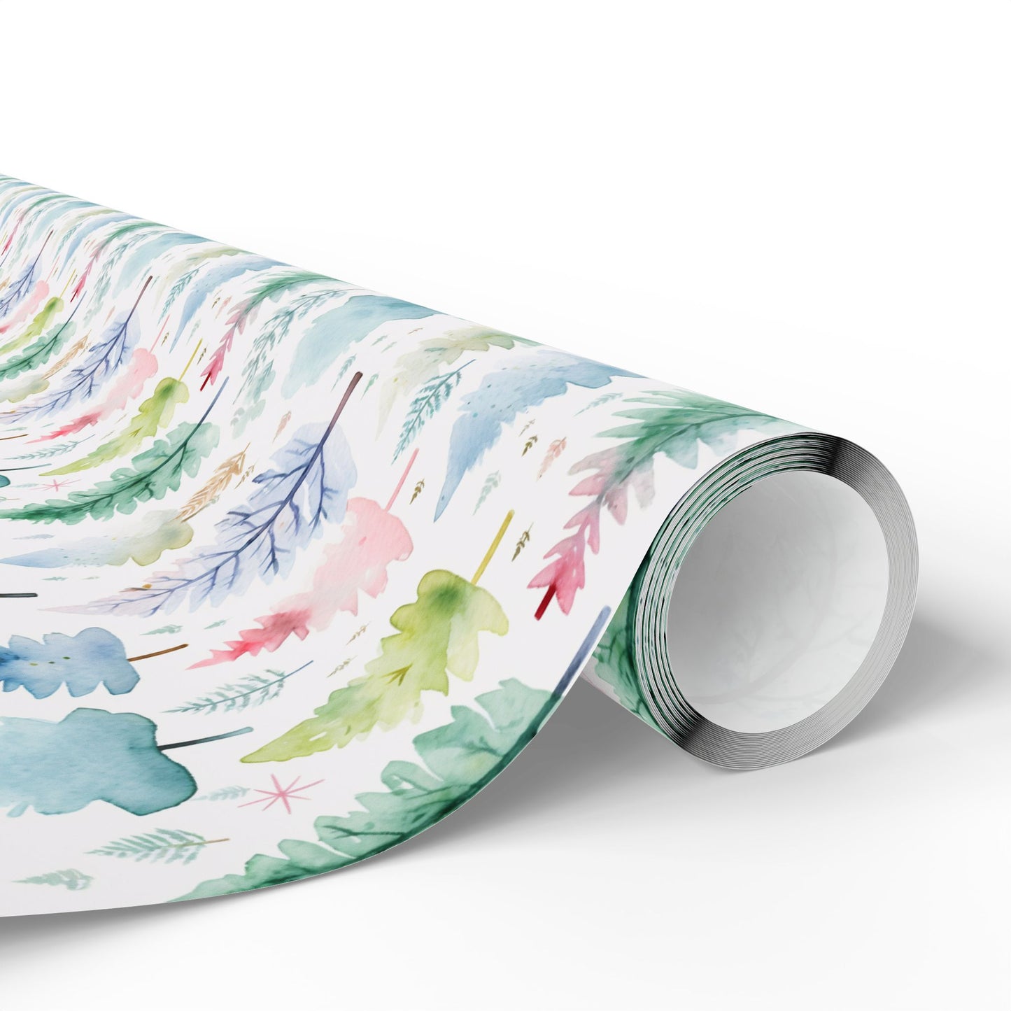 Whimsical Christmas Trees Gift Wrapping Paper