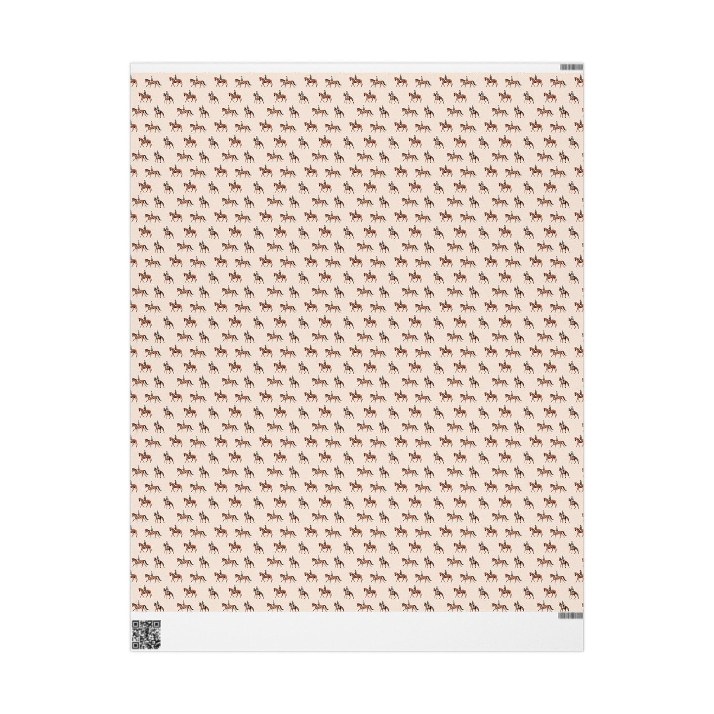 Equestrian Horse Minimalist Gift Wrapping Paper
