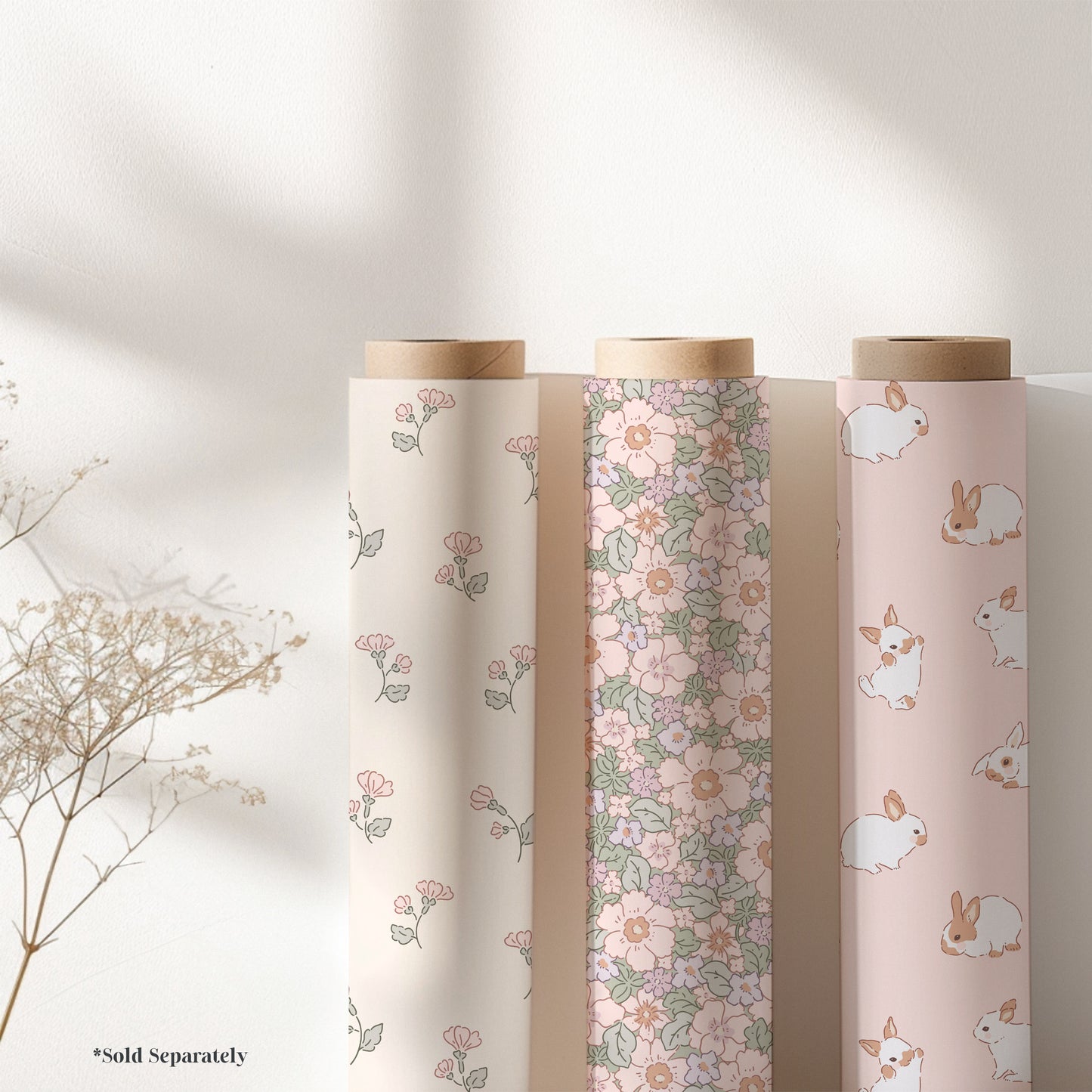 Mini Spring Bloom Minimalist Gift Wrapping Paper