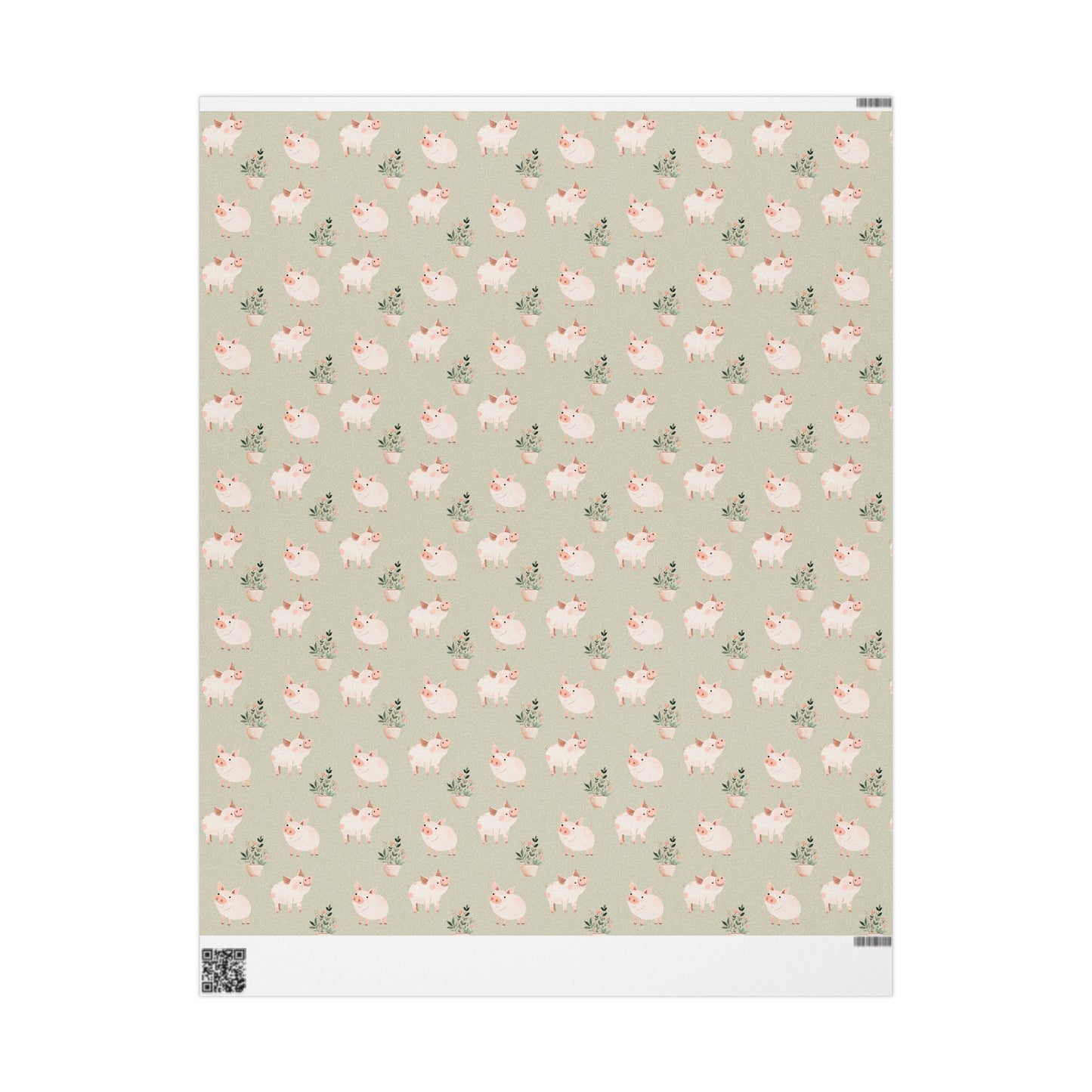 Whimsical Pig Gift Wrapping Paper