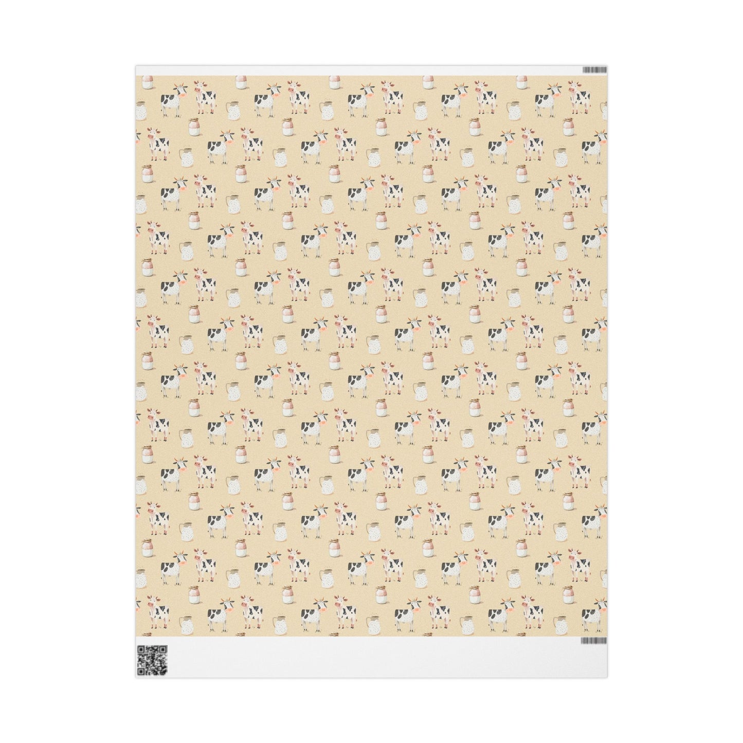 Whimsical Cow Gift Wrapping Paper