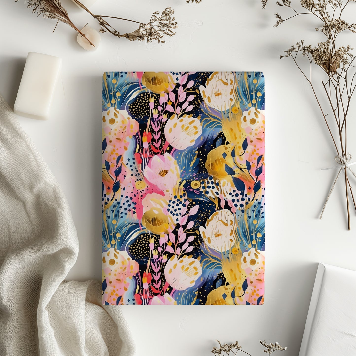 Vibrant Colorful Artistic Abstract Floral Gift Wrapping Paper - Boho Aesthetic - Bridal Shower - Birthday Gift - Alternative Gift Wrap