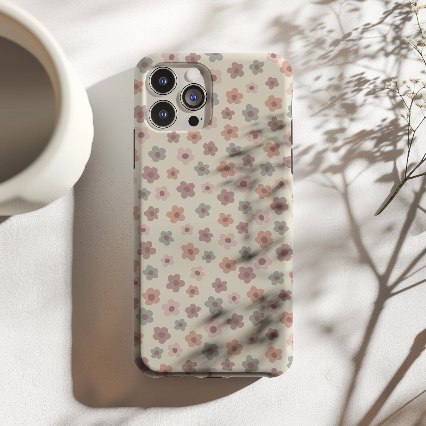 Disty Mini Pastel Floral Design Tough Phone Case