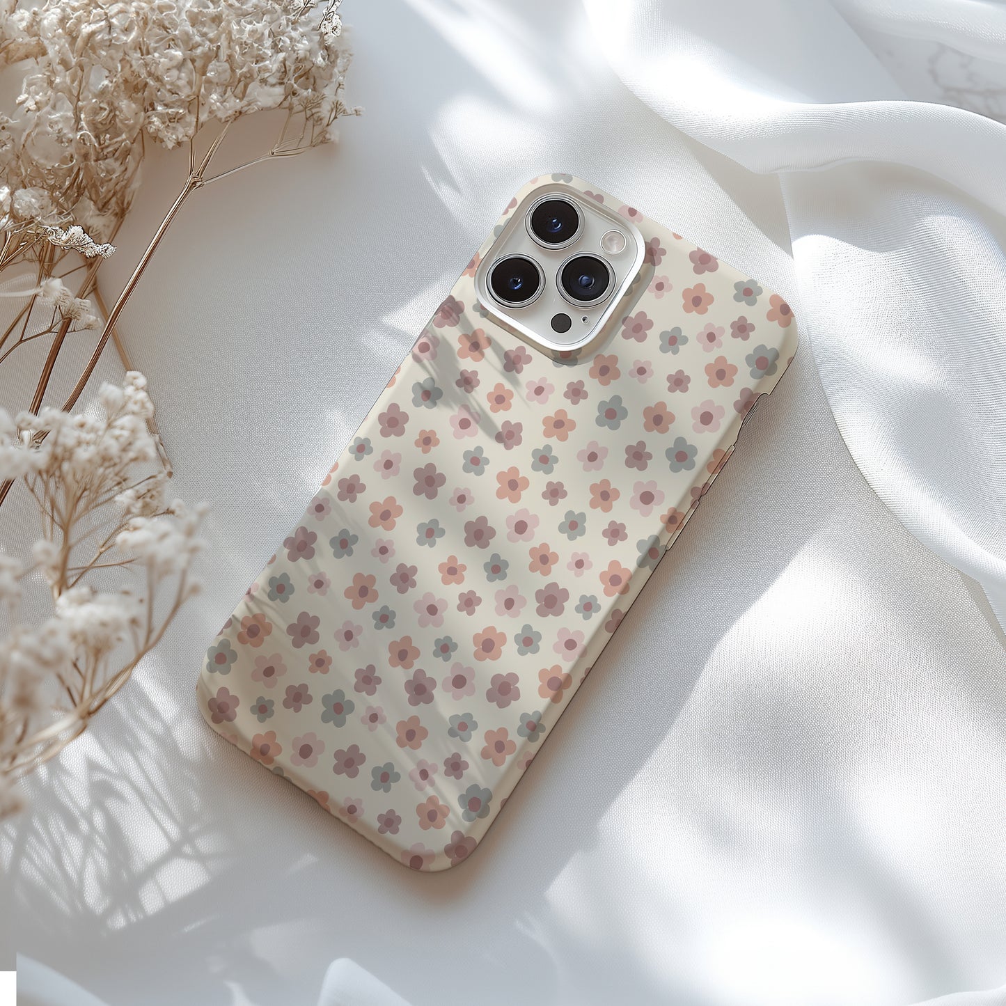 Disty Mini Pastel Floral Design Tough Phone Case