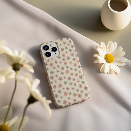 Disty Mini Pastel Floral Design Tough Phone Case