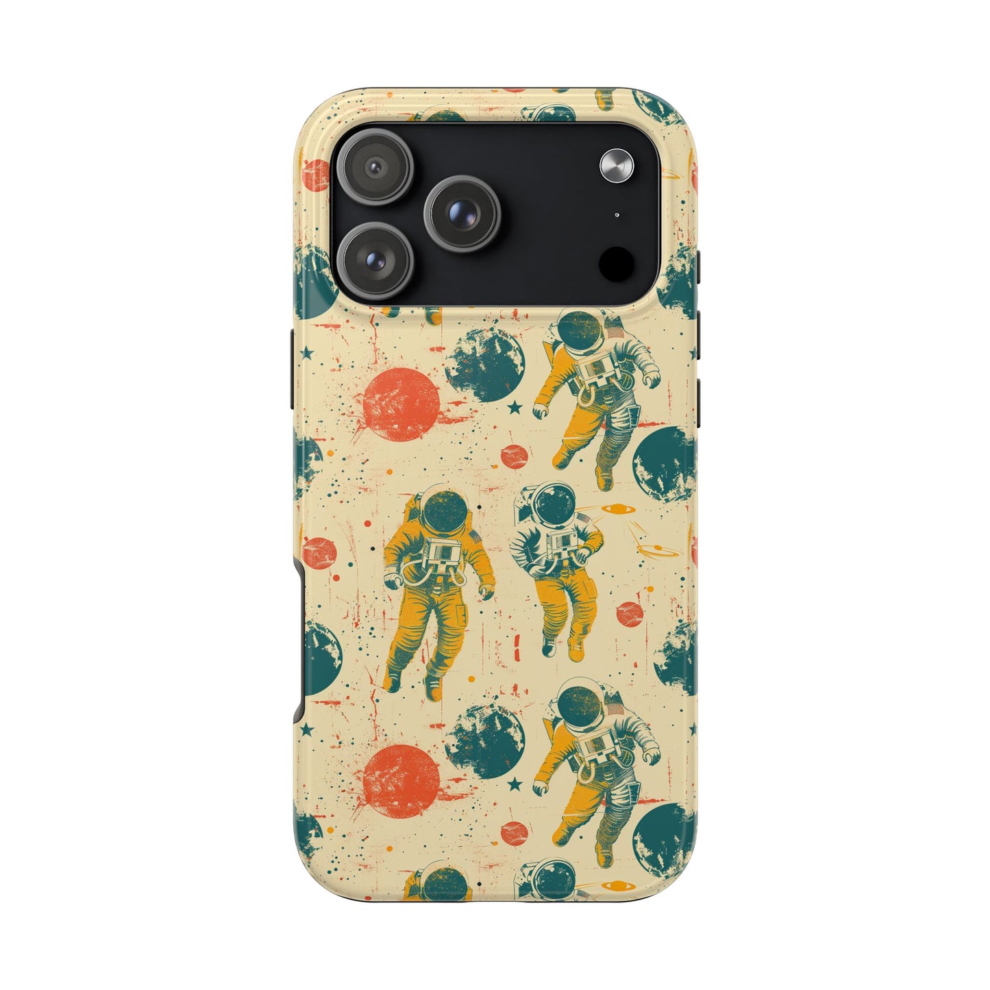 Retro Space Astronaut Tough Phone Case