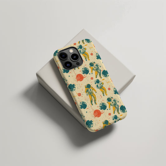 Retro Space Astronaut Tough Phone Case