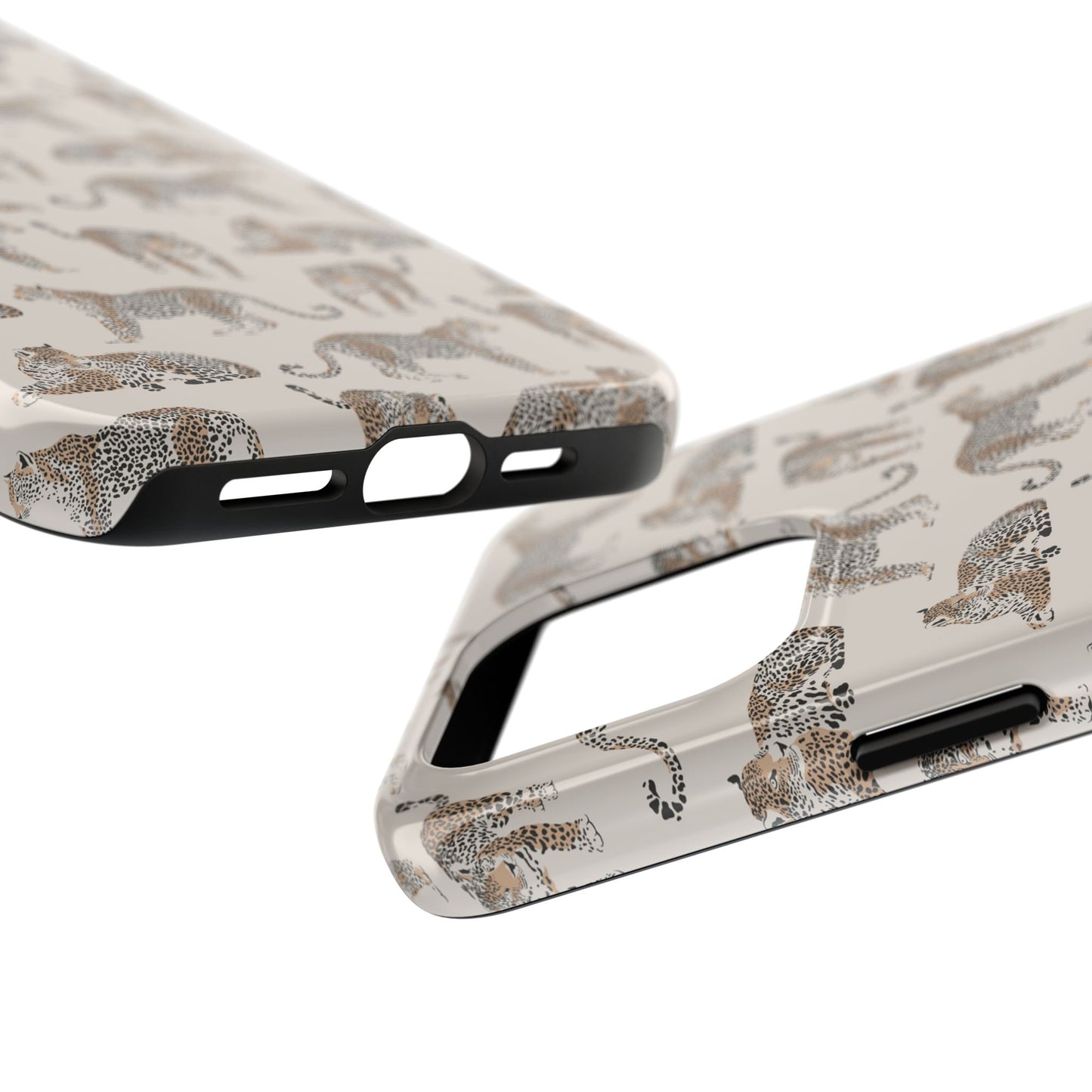 Minimalist Leopard Neutral Color Tough Phone Case