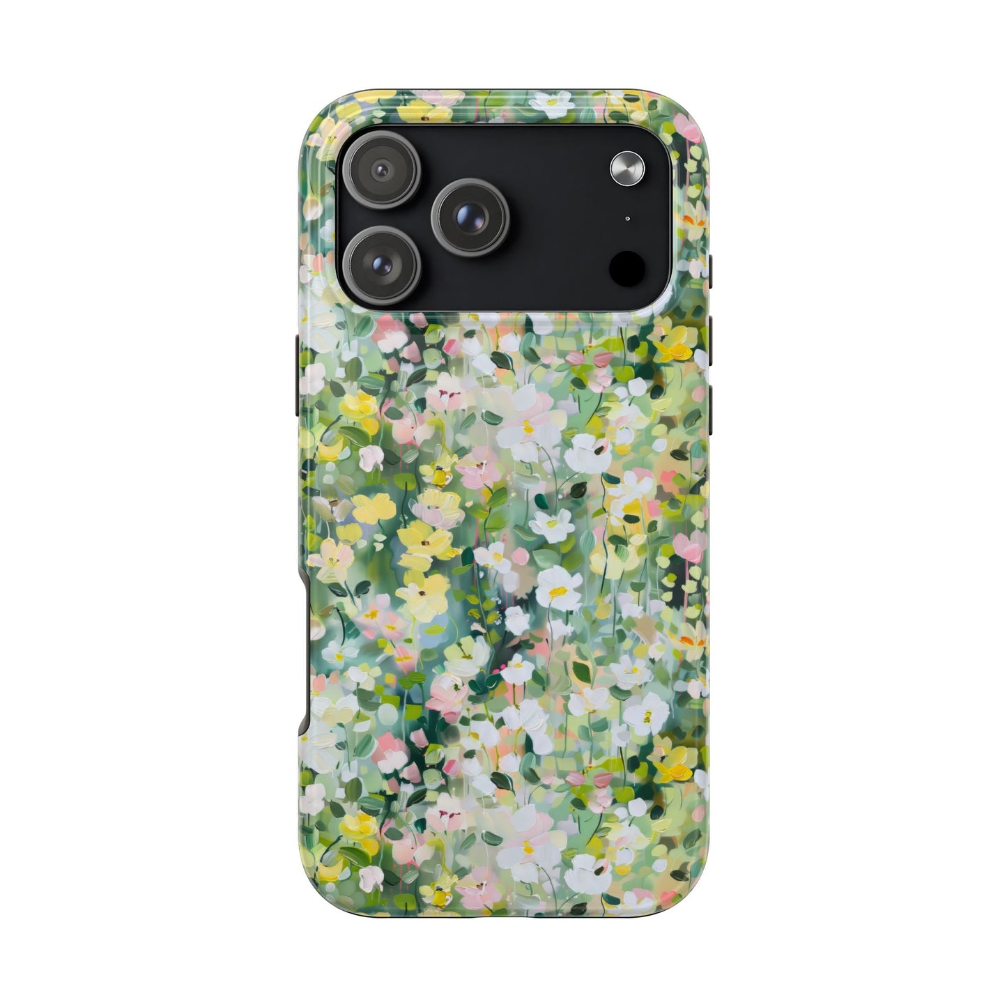 Spring Meadow Mini Flowers Impressionist Floral Tough Phone Case