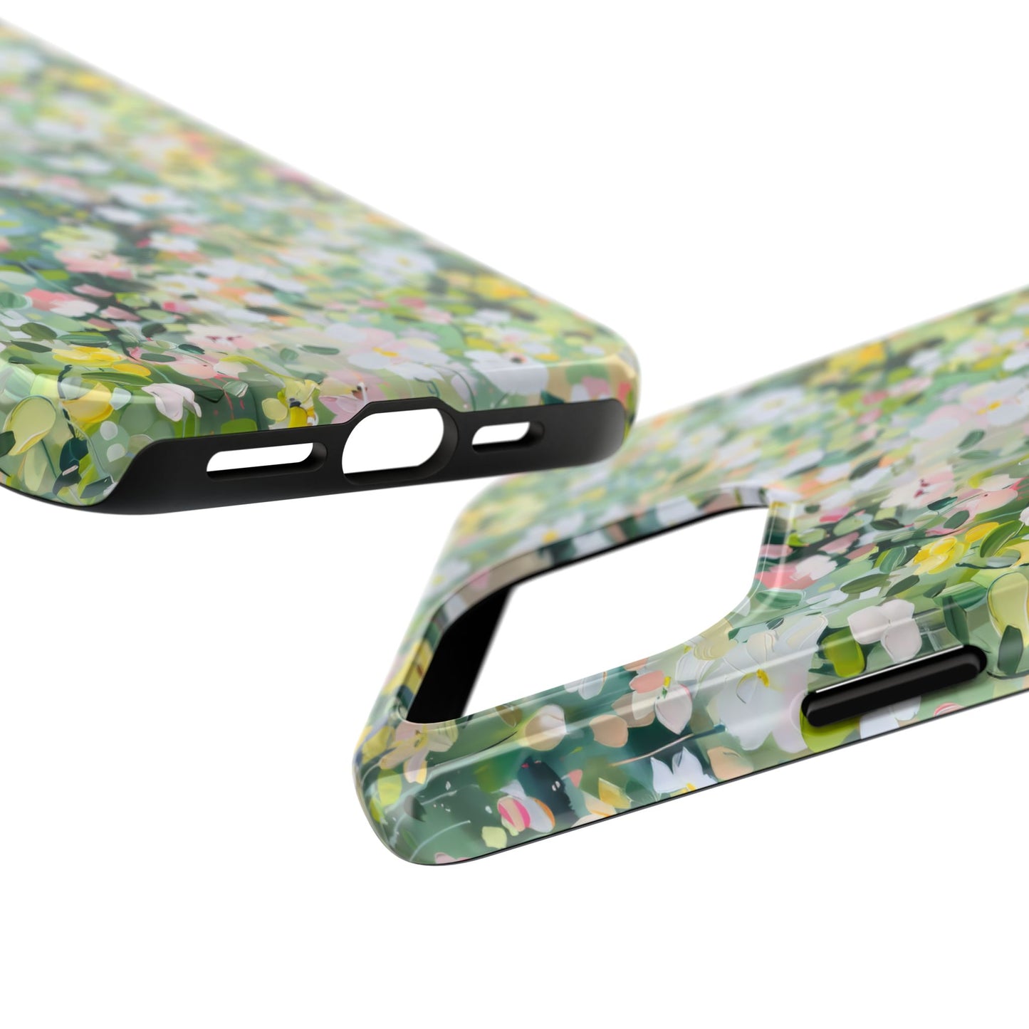 Spring Meadow Mini Flowers Impressionist Floral Tough Phone Case
