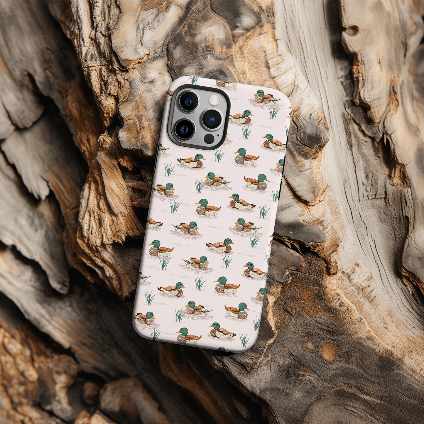 Mallard Duck Americana Rustic Tough Phone Case