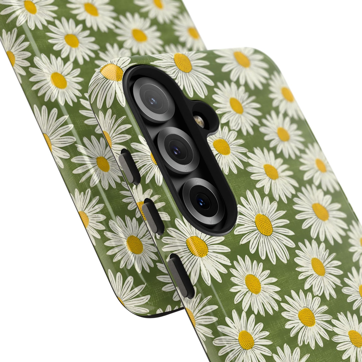 Daisy Retro Funky Green Tough Phone Case