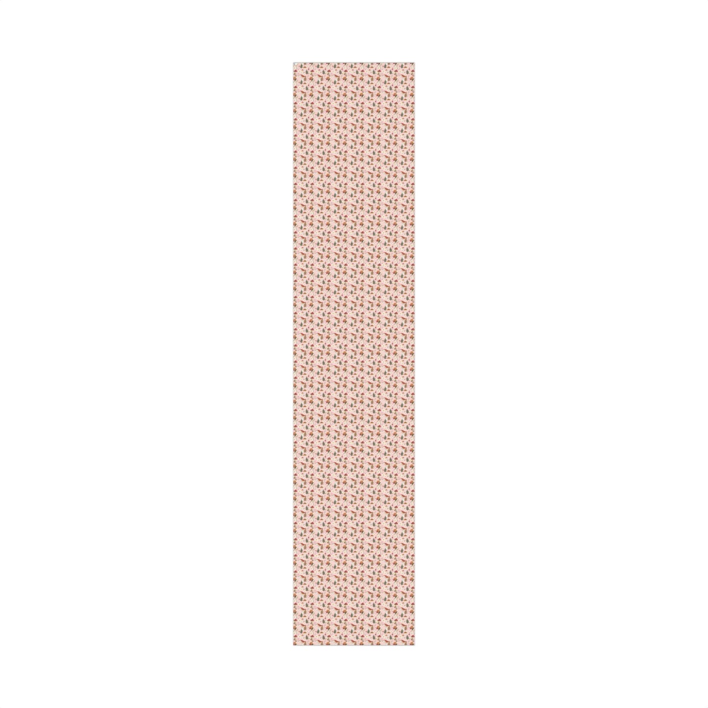 Mushroom and Daisy Cottagecore Pink Gift Wrapping Paper Sheets