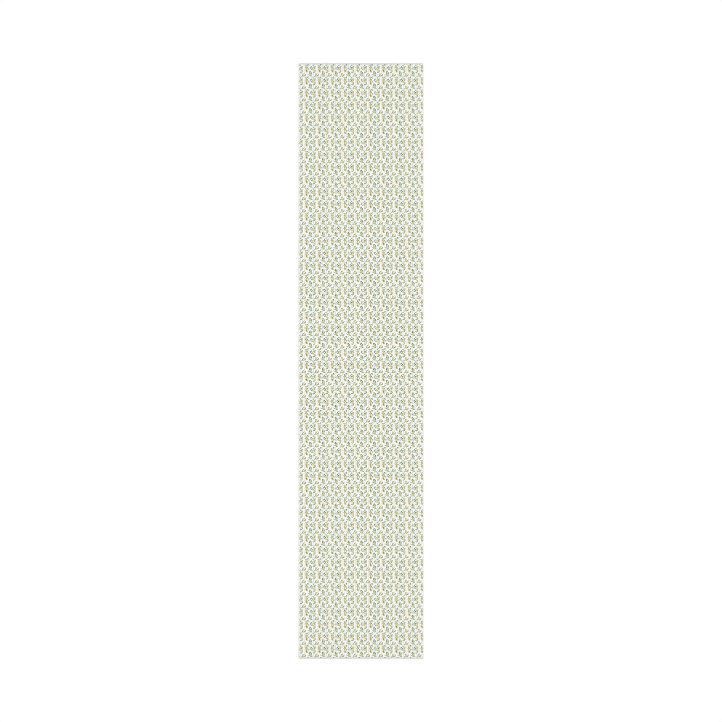 Lemons, Greenery and Blue Preppy Stripes Gift Wrapping Papers