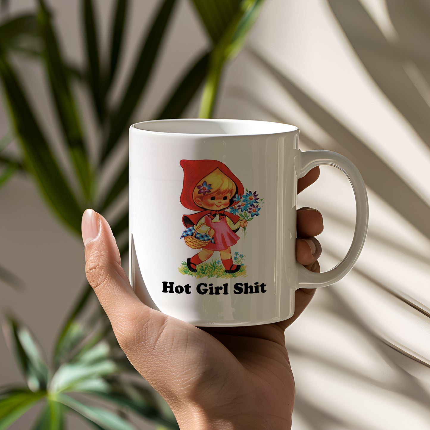 Hot Girl Shit Vintage Storybook Character Coffee Mug