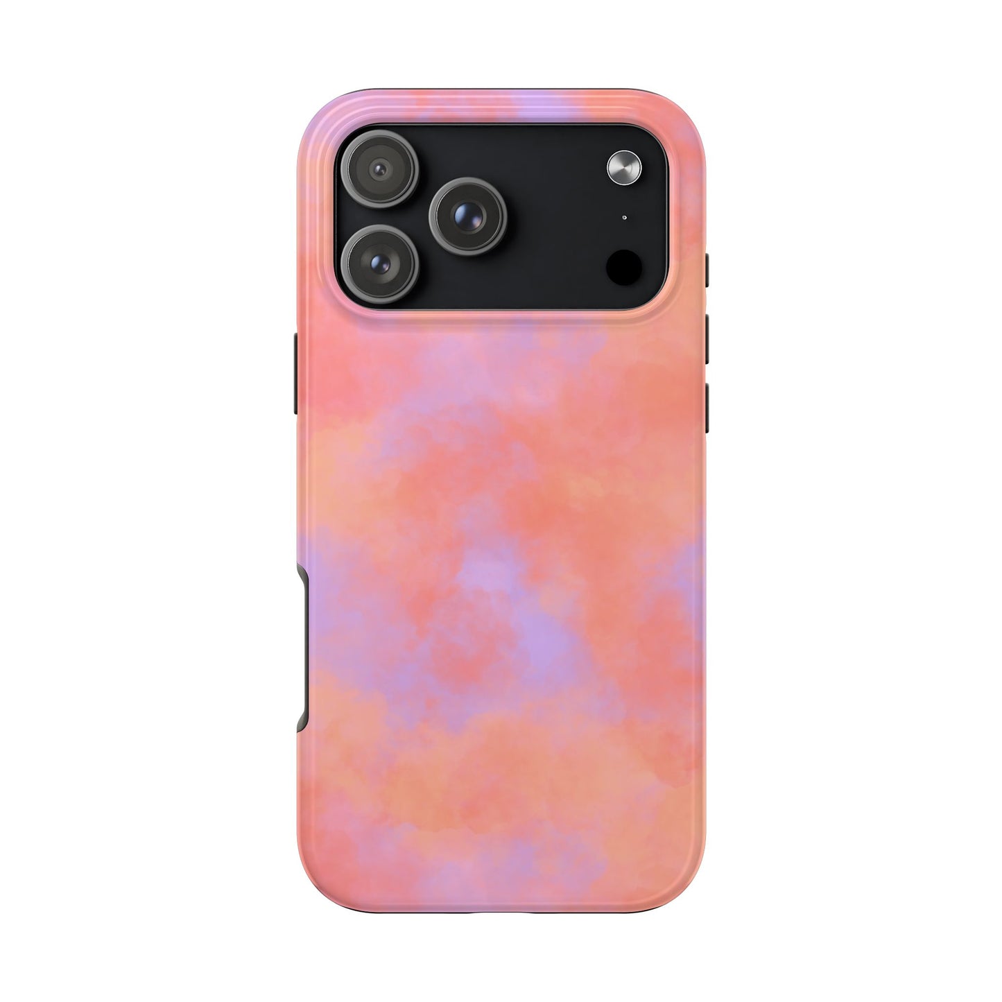 Cotton Candy Sky Vibrant Orange and Purpley Pink Cloud Tough Phone Case