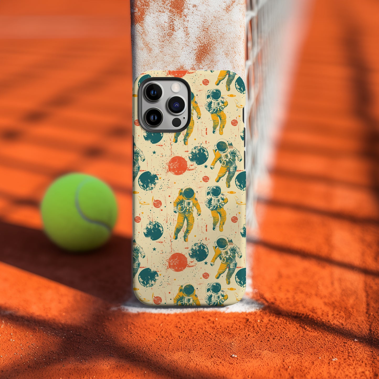 Retro Space Astronaut Tough Phone Case