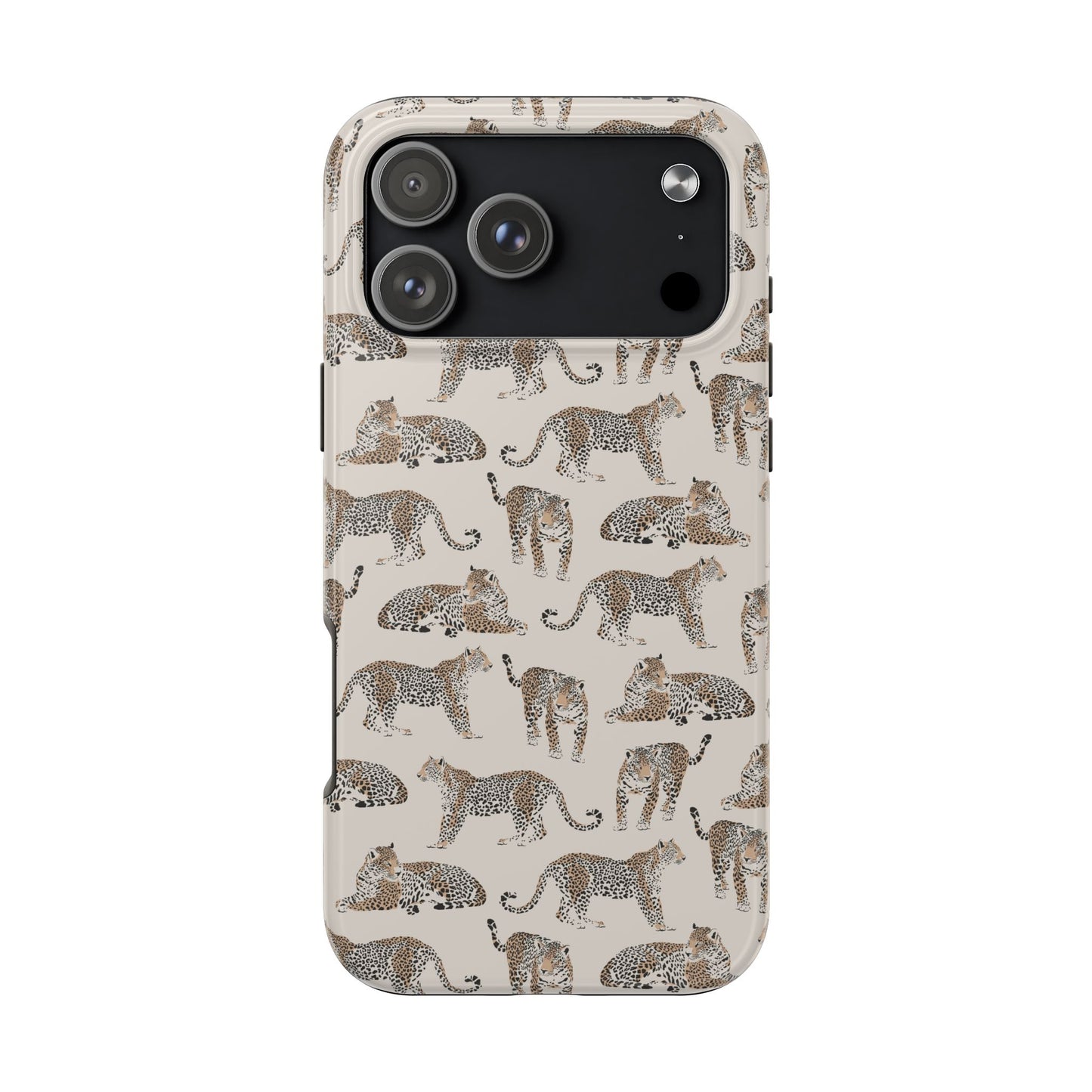 Minimalist Leopard Neutral Color Tough Phone Case