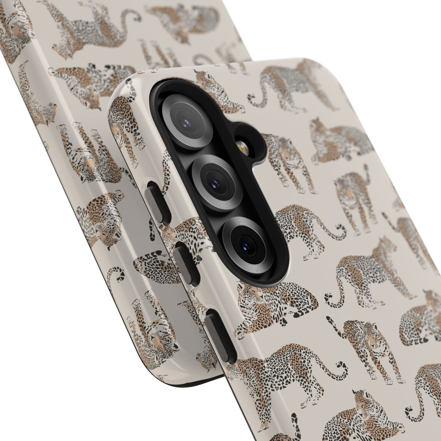 Minimalist Leopard Neutral Color Tough Phone Case
