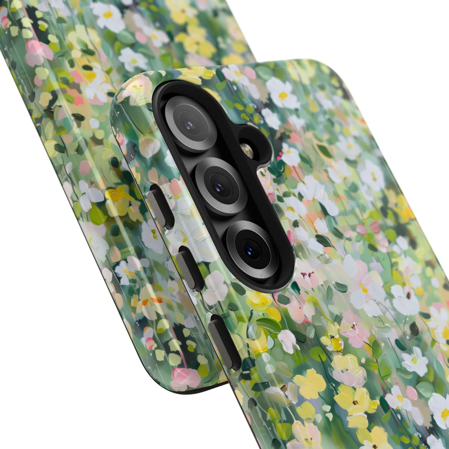Spring Meadow Mini Flowers Impressionist Floral Tough Phone Case