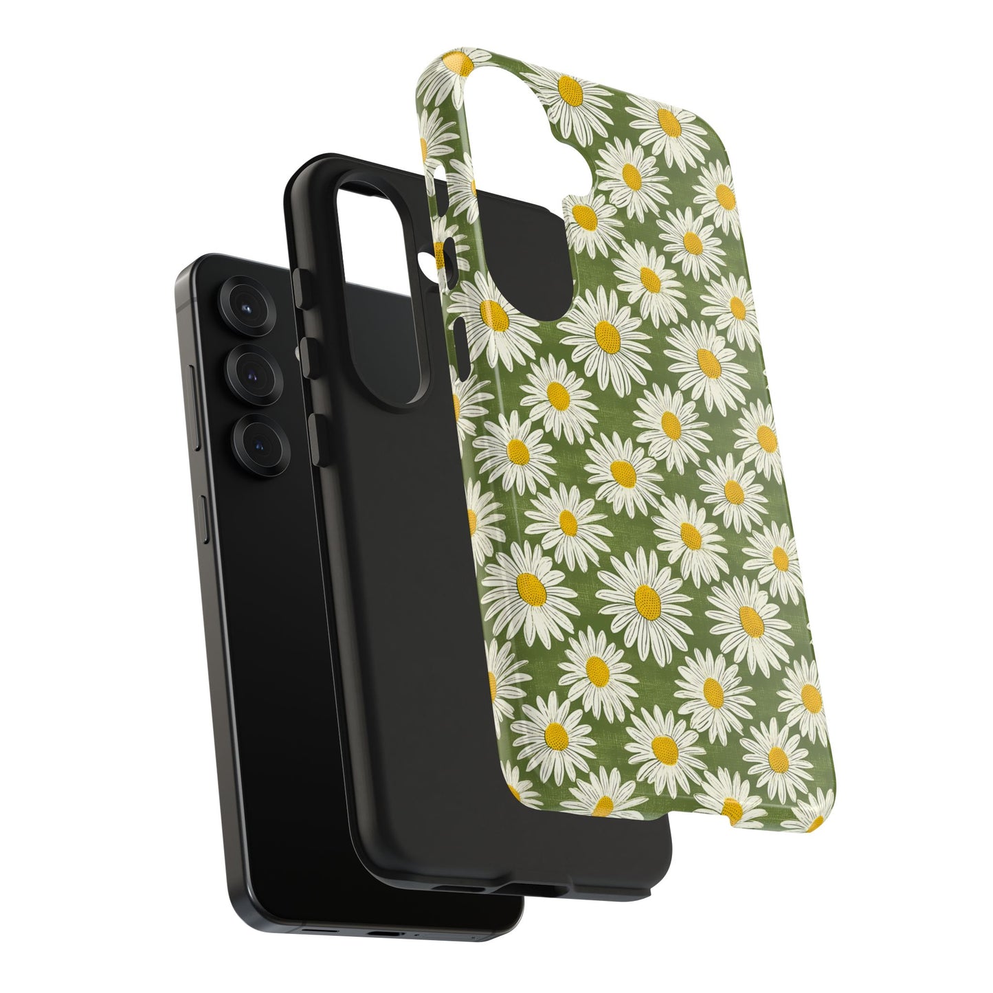 Daisy Retro Funky Green Tough Phone Case