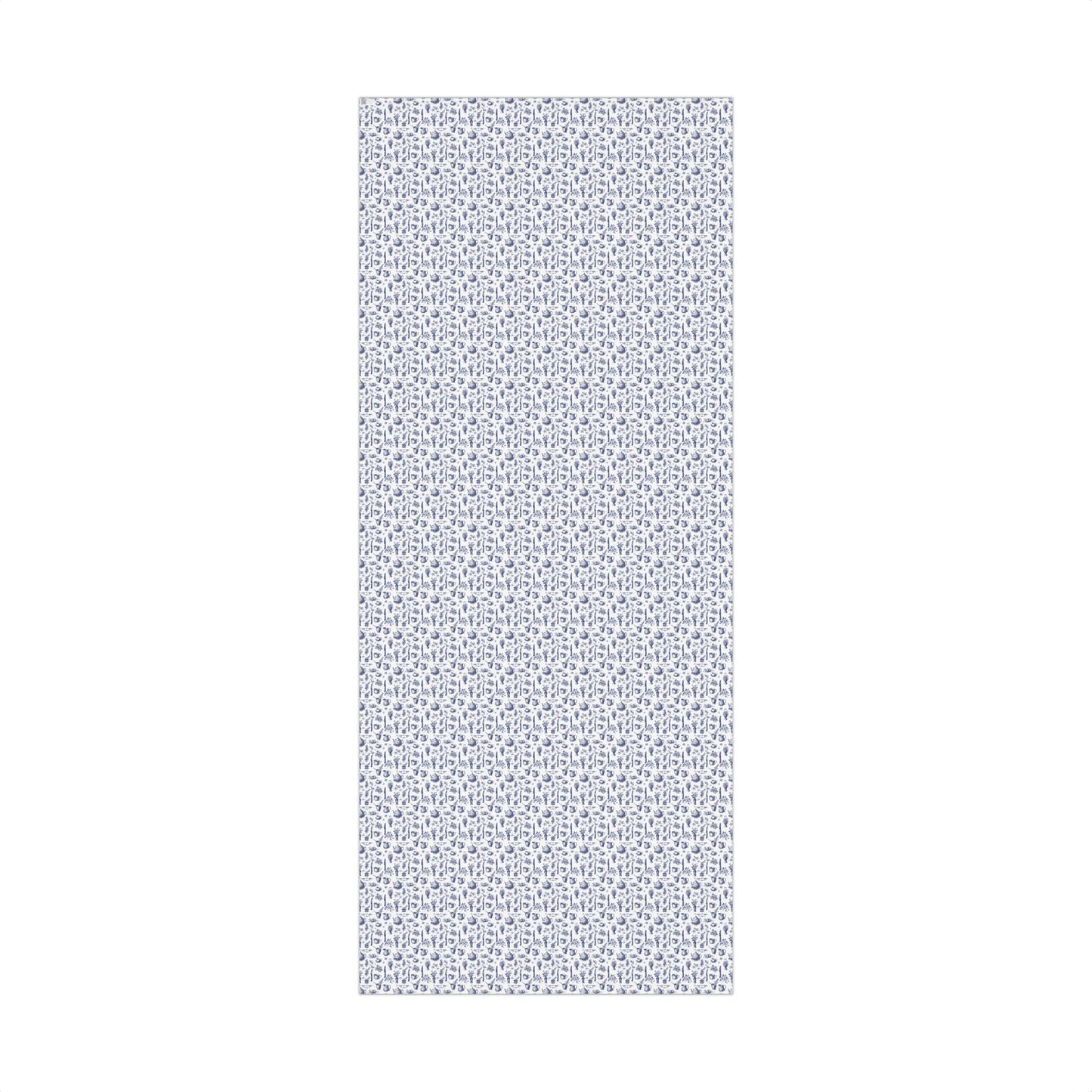 Tea Party Blue Vintage Toile de Jouy Gift Wrapping Paper Sheets