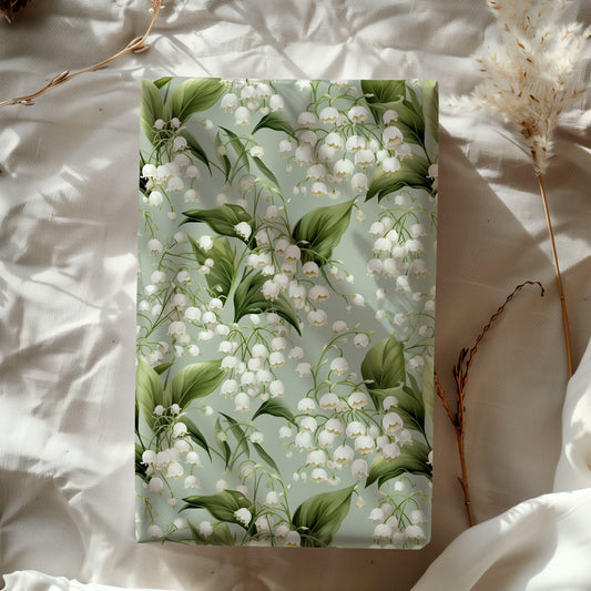Lilly of the Valley Mint Floral Gift Wrapping Paper Sheets