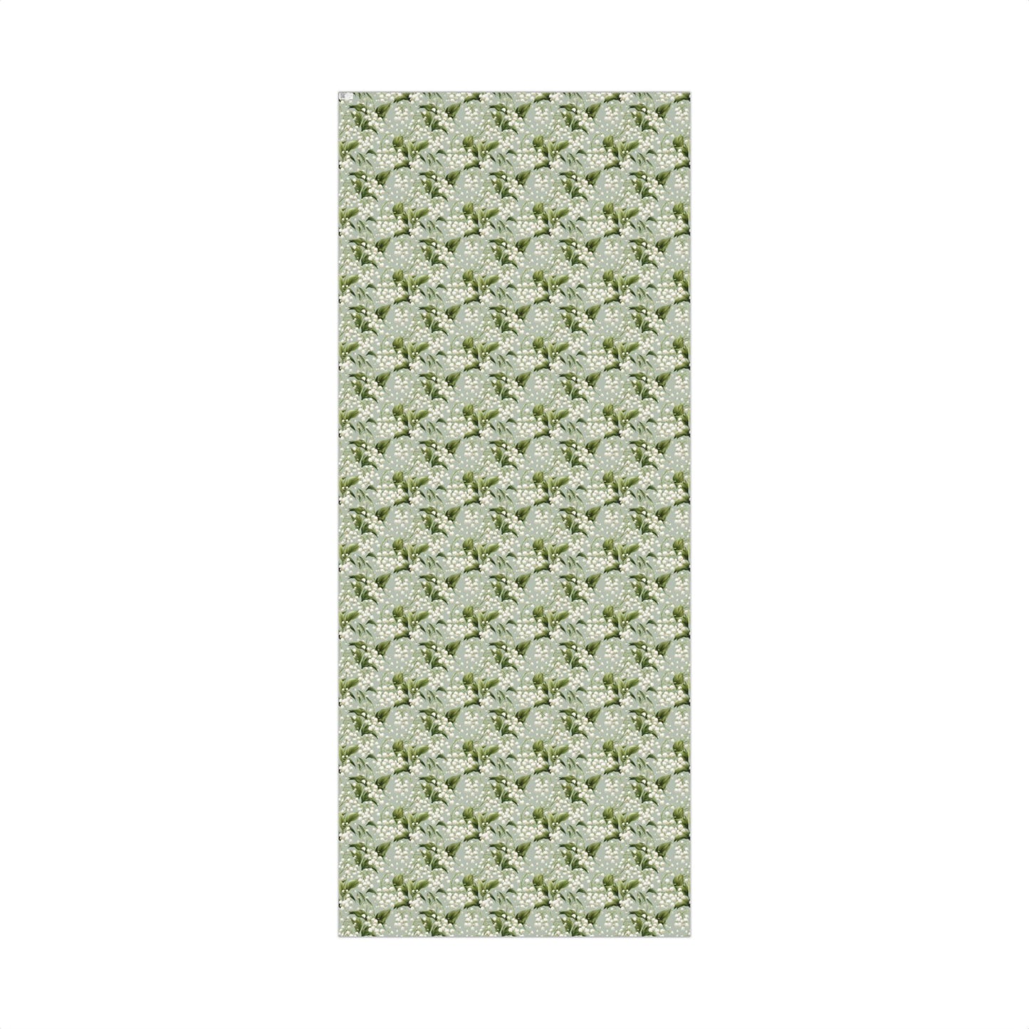 Lilly of the Valley Mint Floral Gift Wrapping Paper Sheets