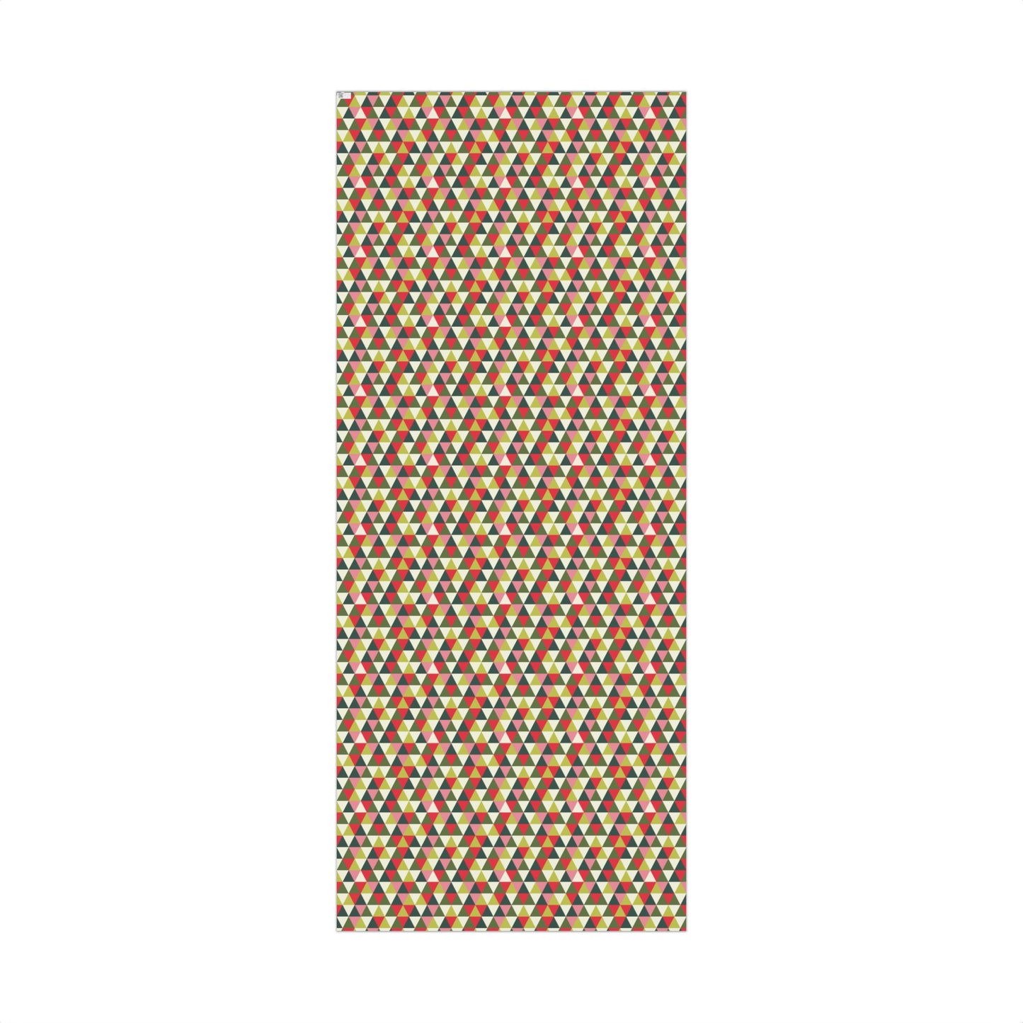 Retro Christmas Geometric Print Gift Wrapping Paper Sheets