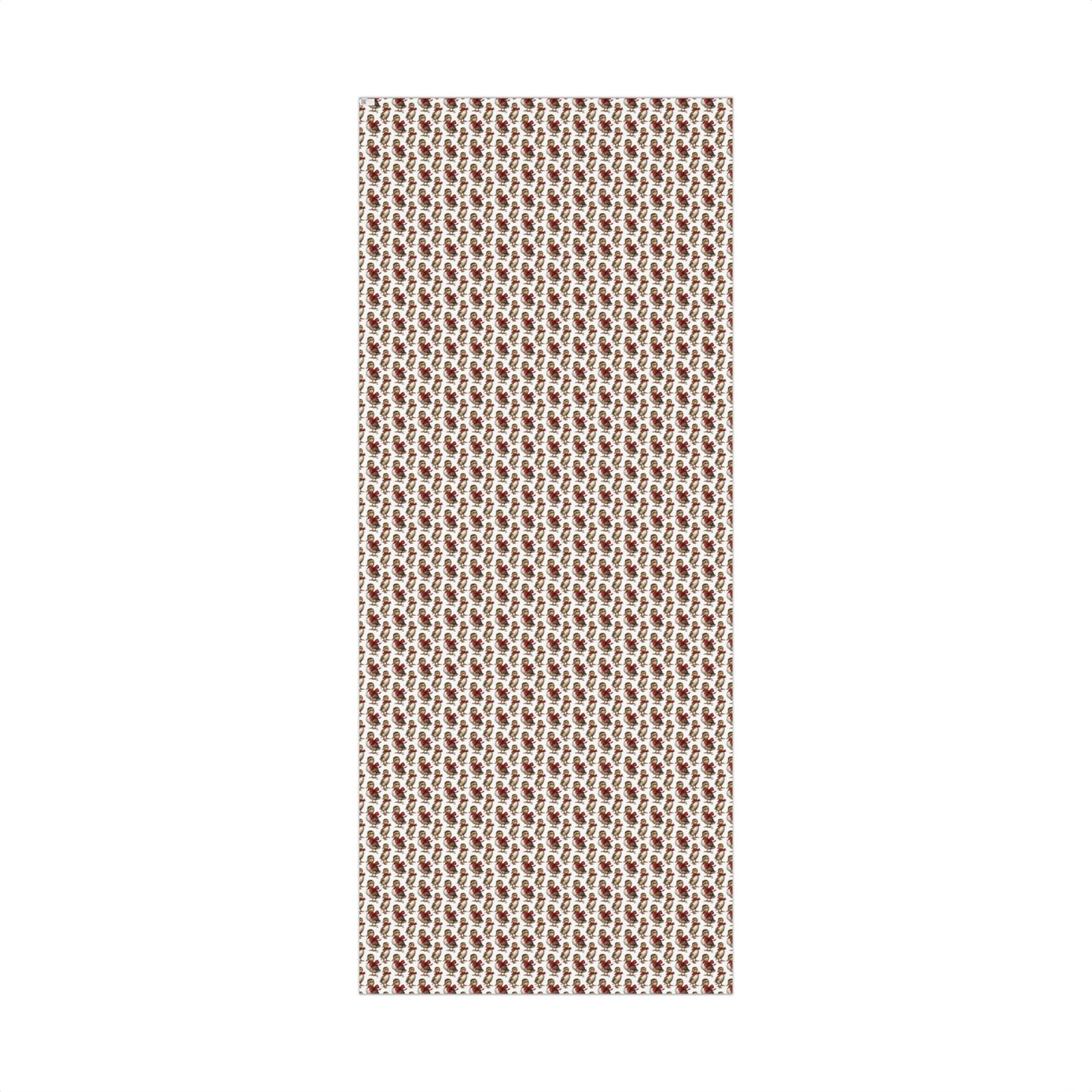 Baby Chick With Red Bow Holiday Gift Wrapping Paper Sheets