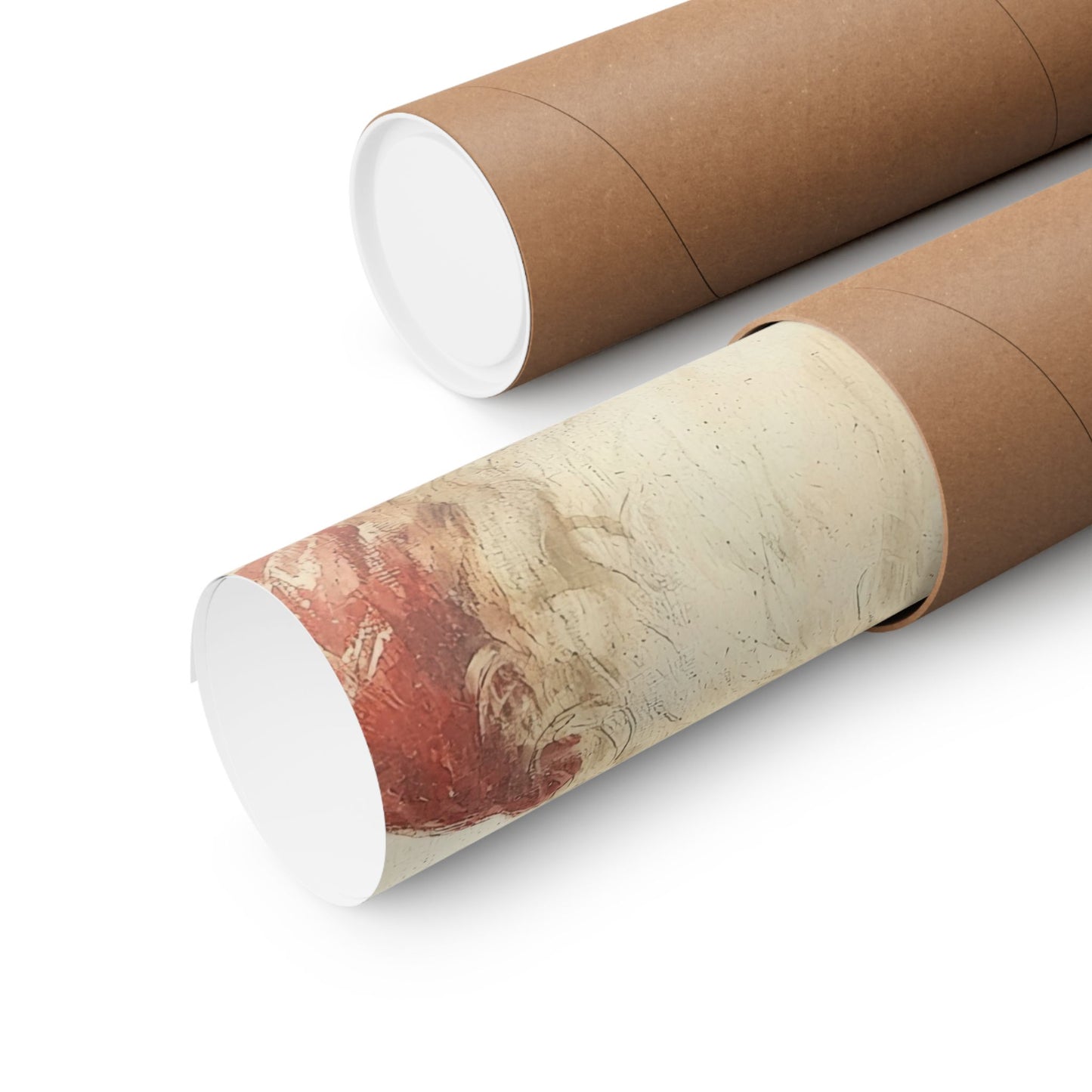 Rustic Vintage Santa Portrait Matte Vertical Poster Art Print