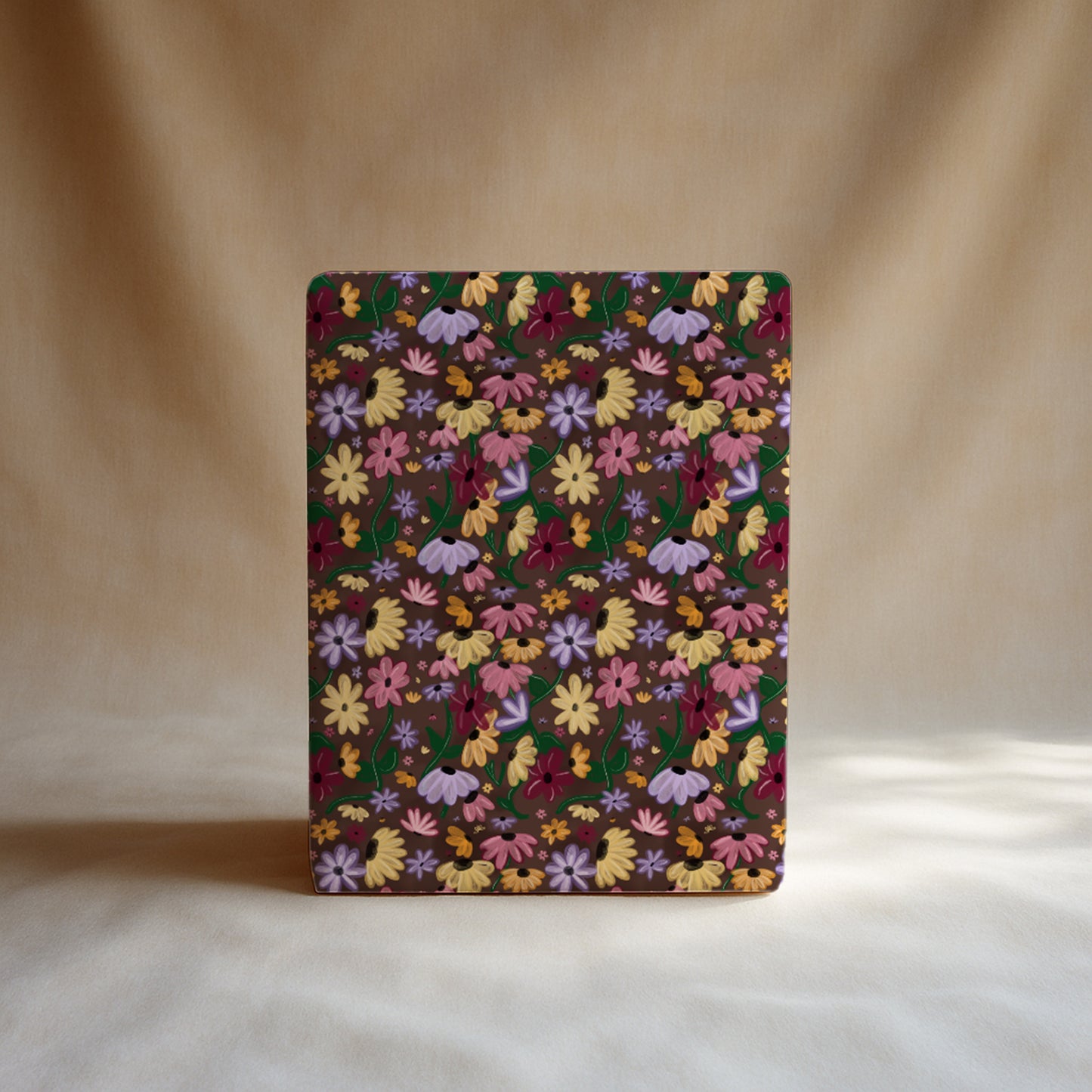 Mini Cottage Core Folksy Colorful Floral Gift Wrapping Paper Sheets