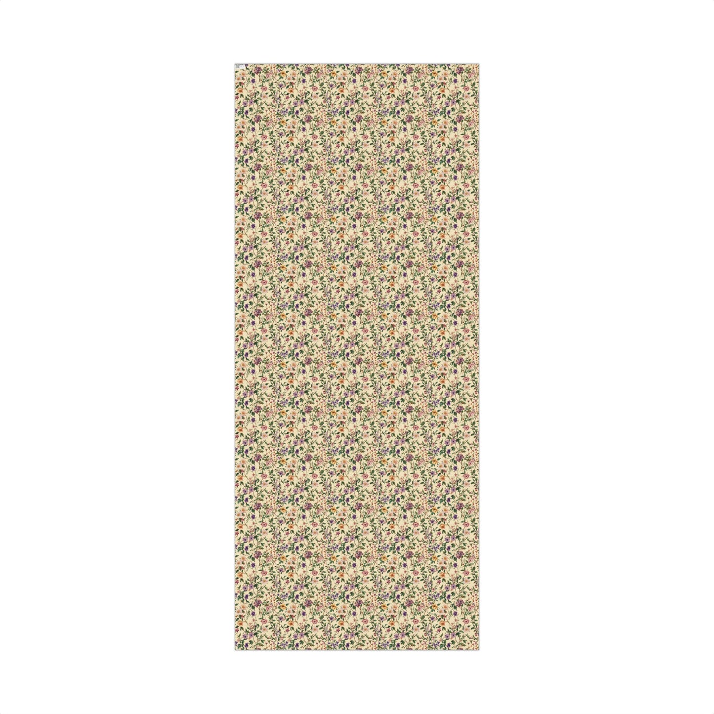 Purple, Yellow, Pink and Green Floral Vintage Gift Wrapping Papers