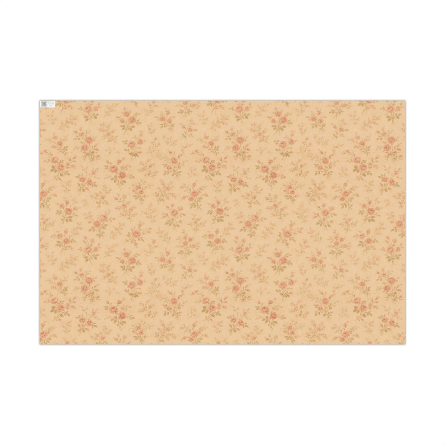 Delicate Antique Pink Rose Blooms Gift Wrapping Papers
