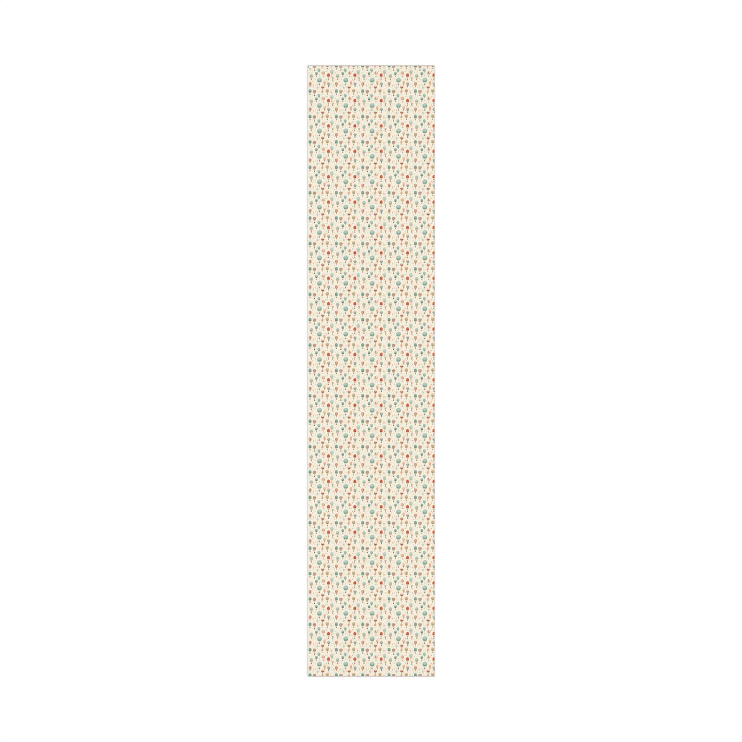 Whimsical Orange, Blue, Beige Hot Air Balloon Gift Wrapping Papers