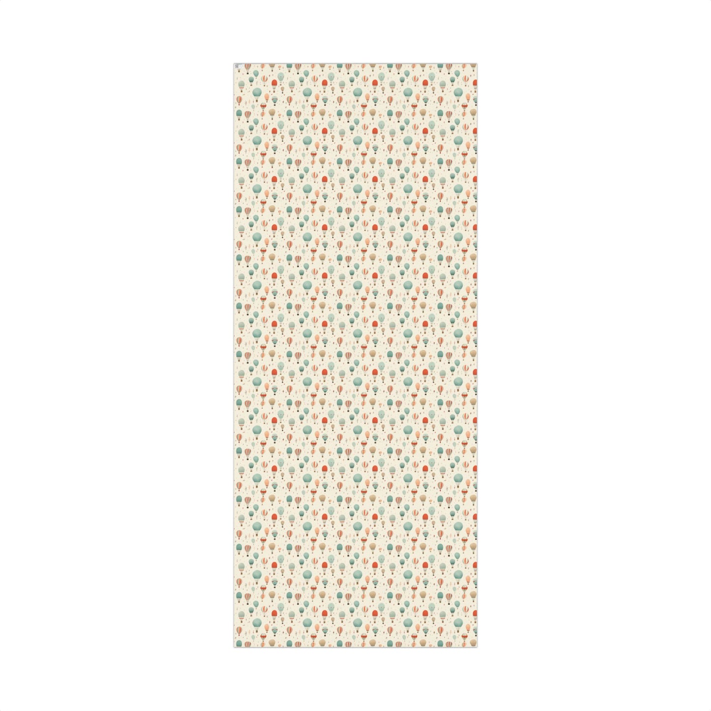 Whimsical Orange, Blue, Beige Hot Air Balloon Gift Wrapping Papers