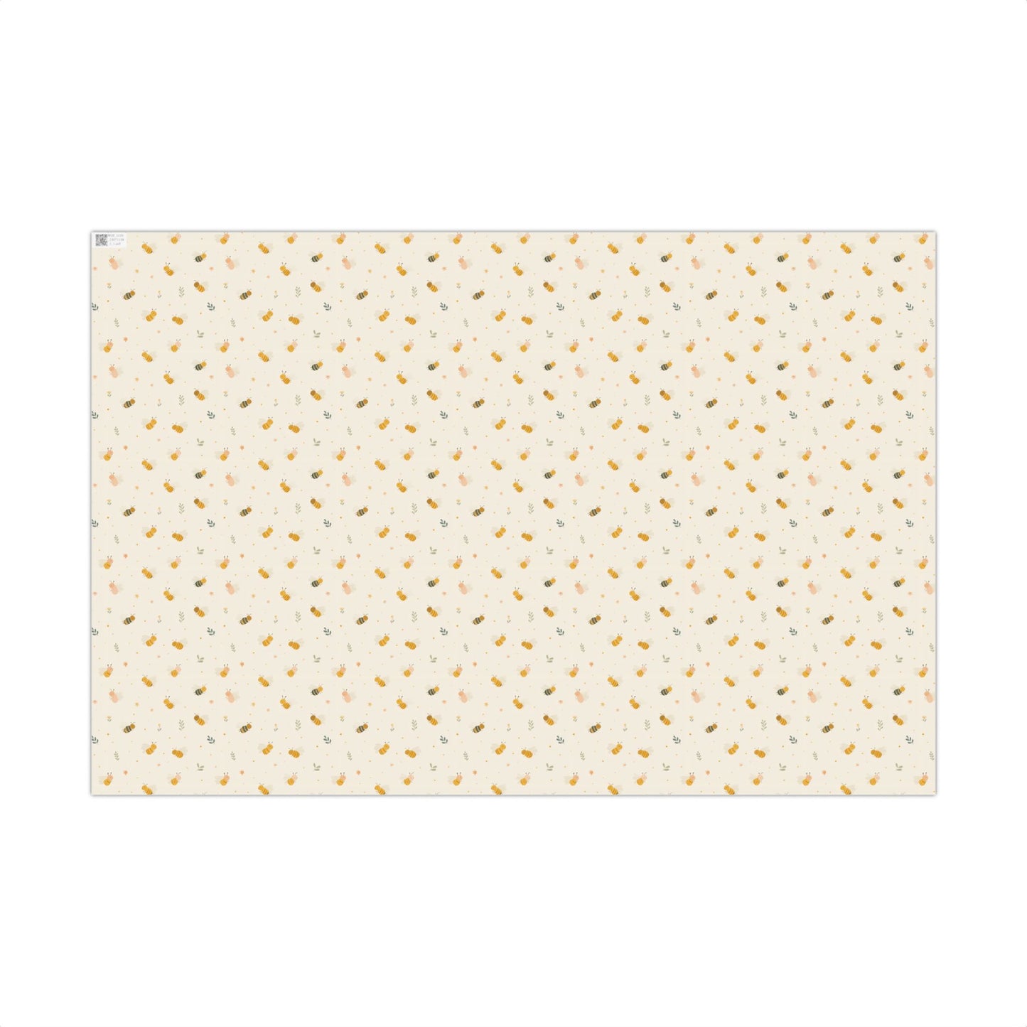 Whimsical Bumble Bees and Greenery Gift Wrapping Papers