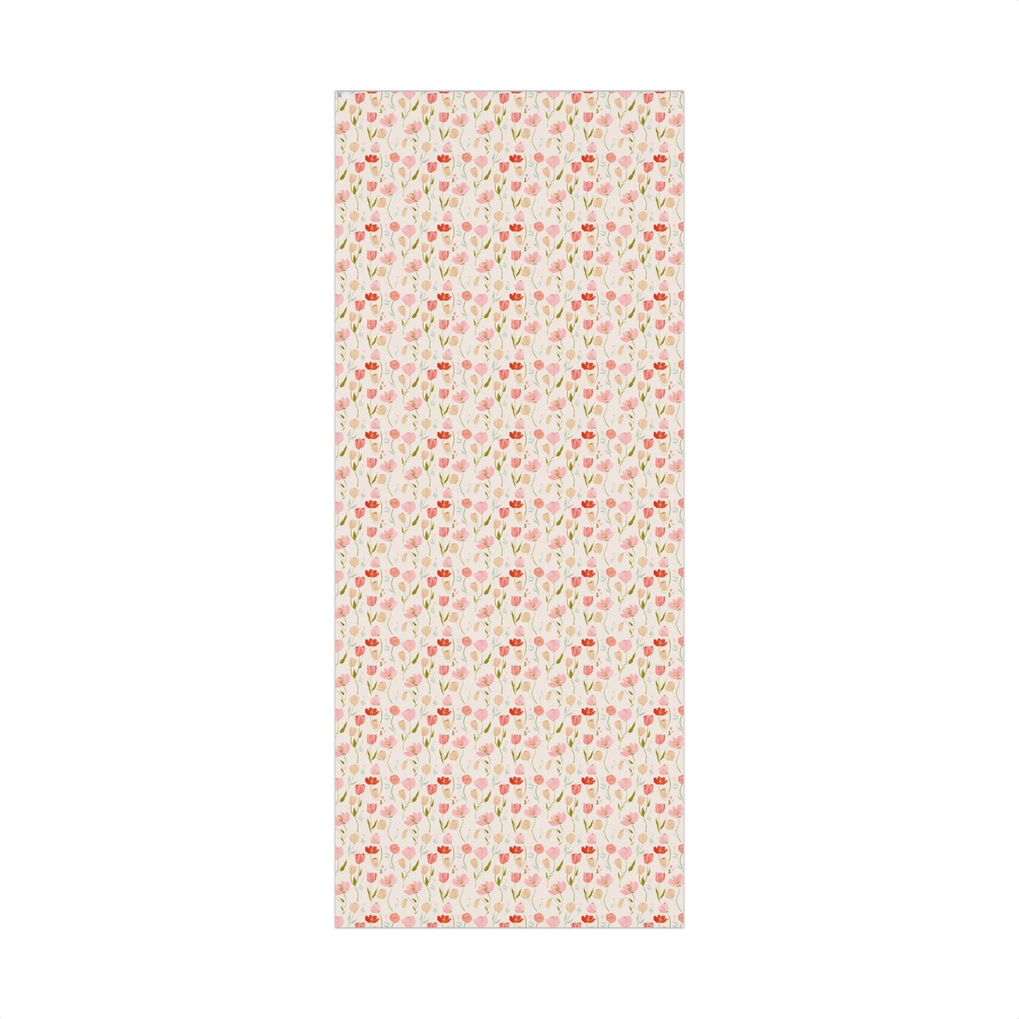 Spring Tulips and Ranunculus Floral Gift Wrapping Papers